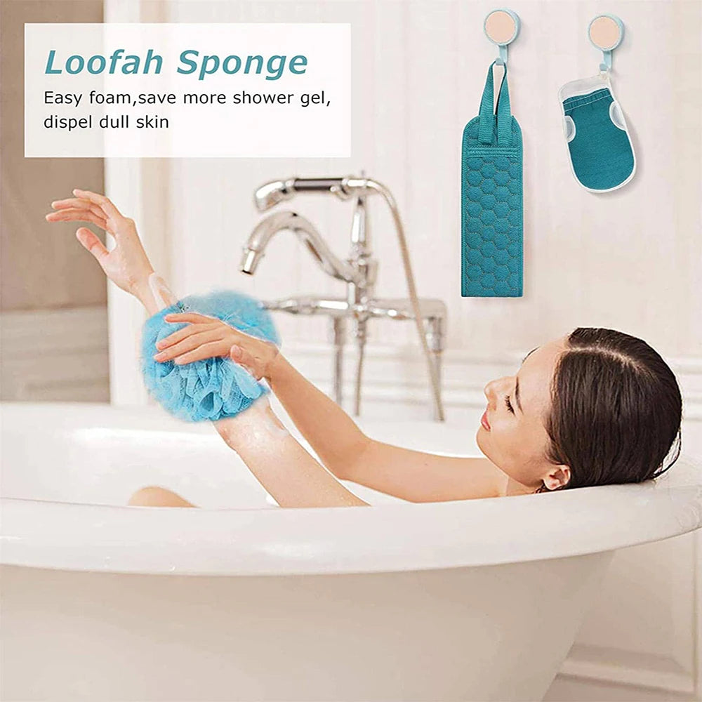 3-Piece Exfoliating Body Scrubber Set