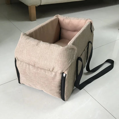Portable Dog Car Seat Bed & Travel Carrier