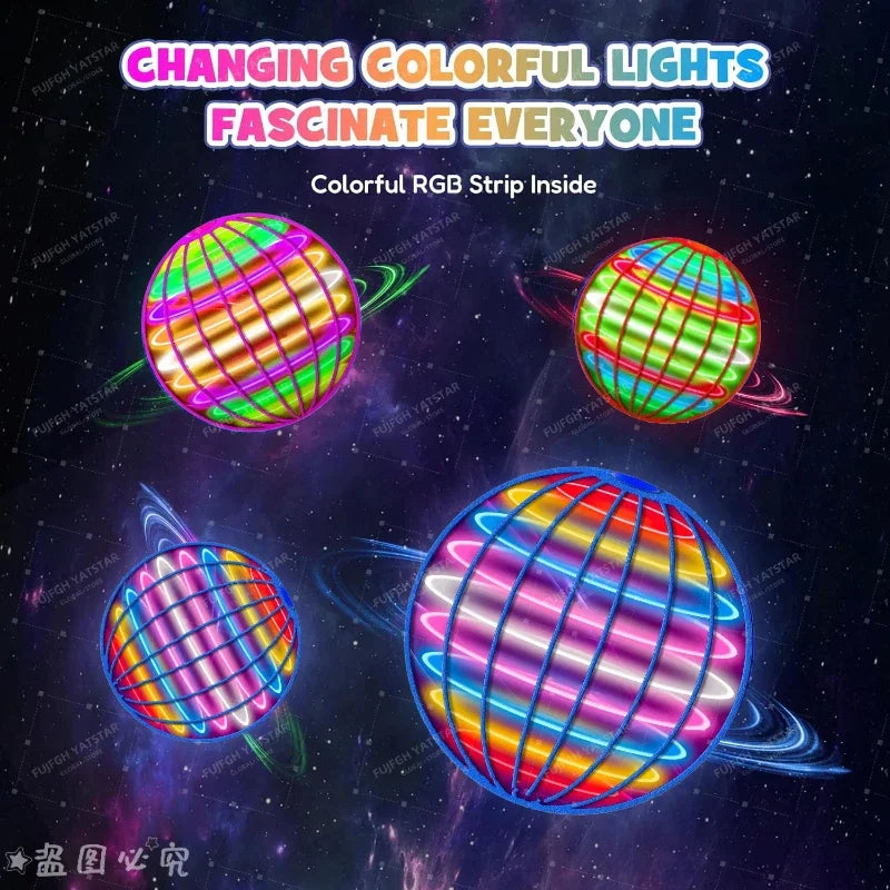 LED Flying Boomerang Ball – Auto Return Toy