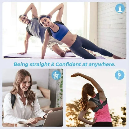 Adjustable Back & Shoulder Posture Corrector Belt