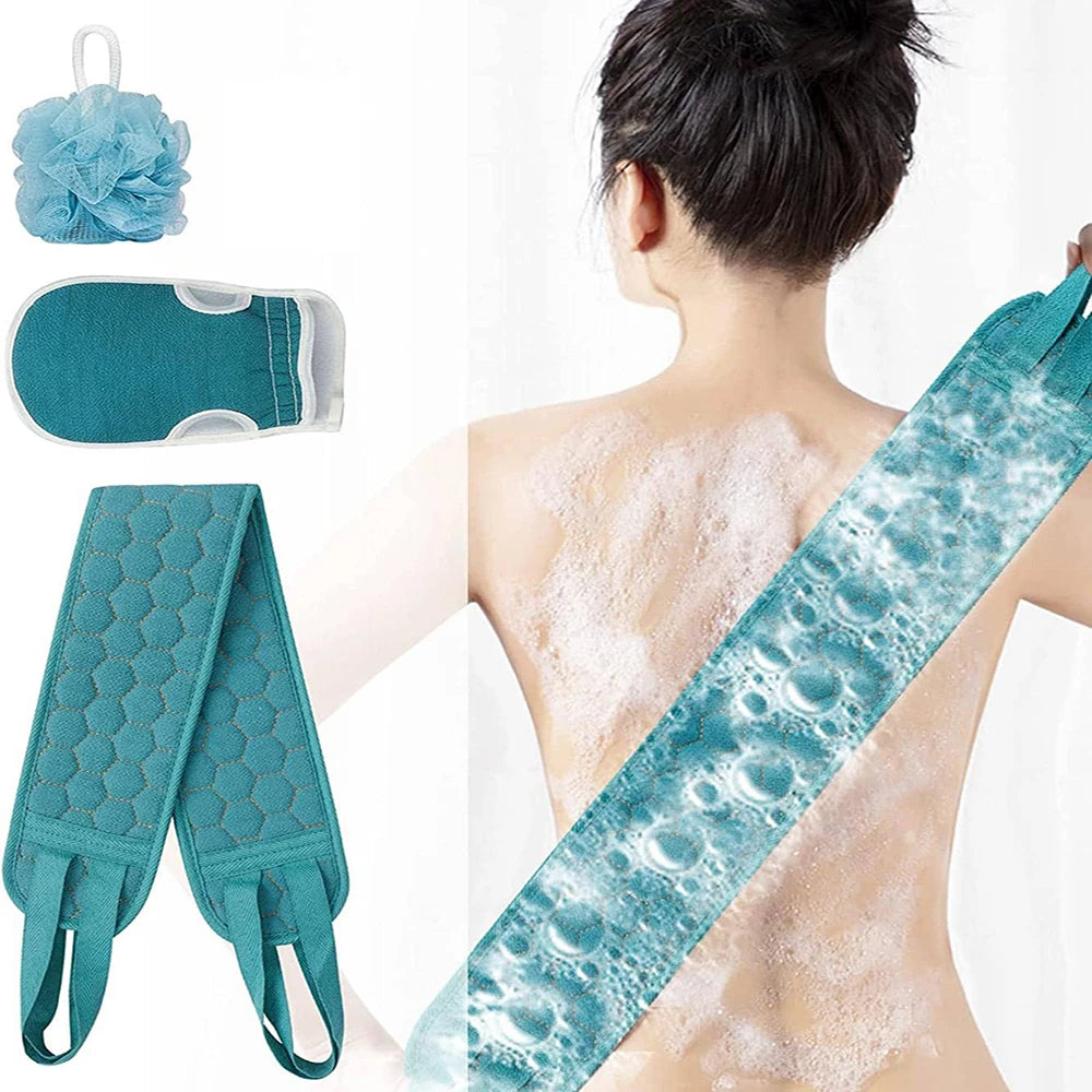 3-Piece Exfoliating Body Scrubber Set