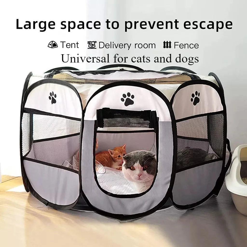Portable Foldable Pet Tent for Dogs & Cats