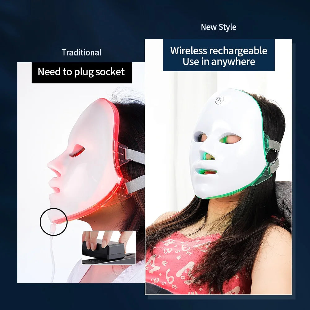 Wireless LED Facial Mask
