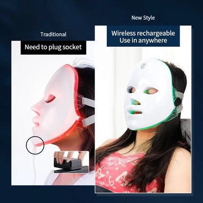 Wireless LED Facial Mask