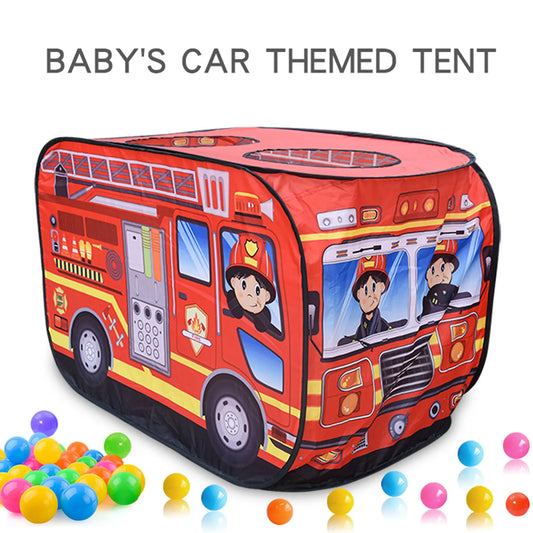 Fire Truck Play Tent for Kids