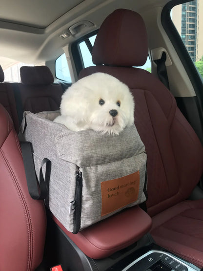 Portable Dog Car Seat Bed & Travel Carrier