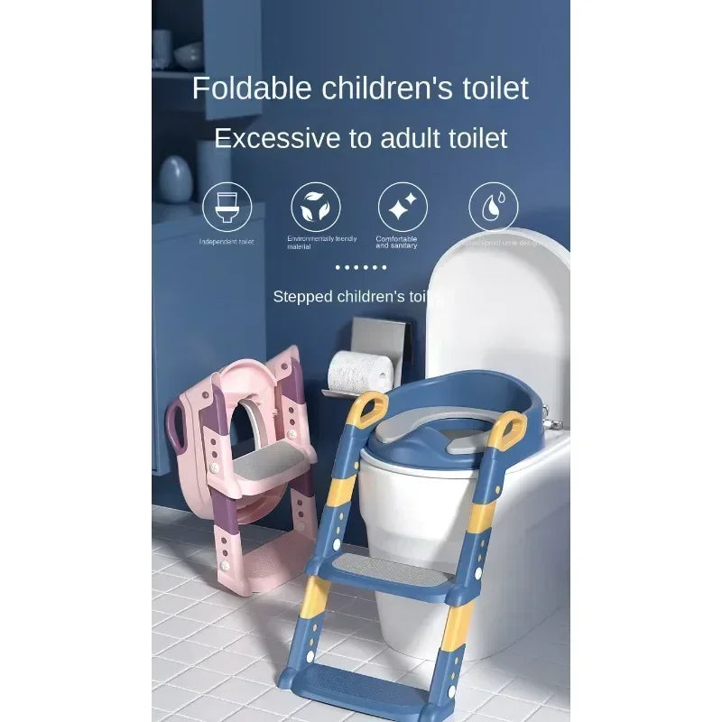 Foldable Toilet Step Stool for Boys & Girls