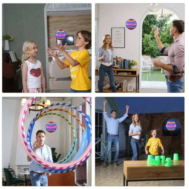LED Flying Boomerang Ball – Auto Return Toy