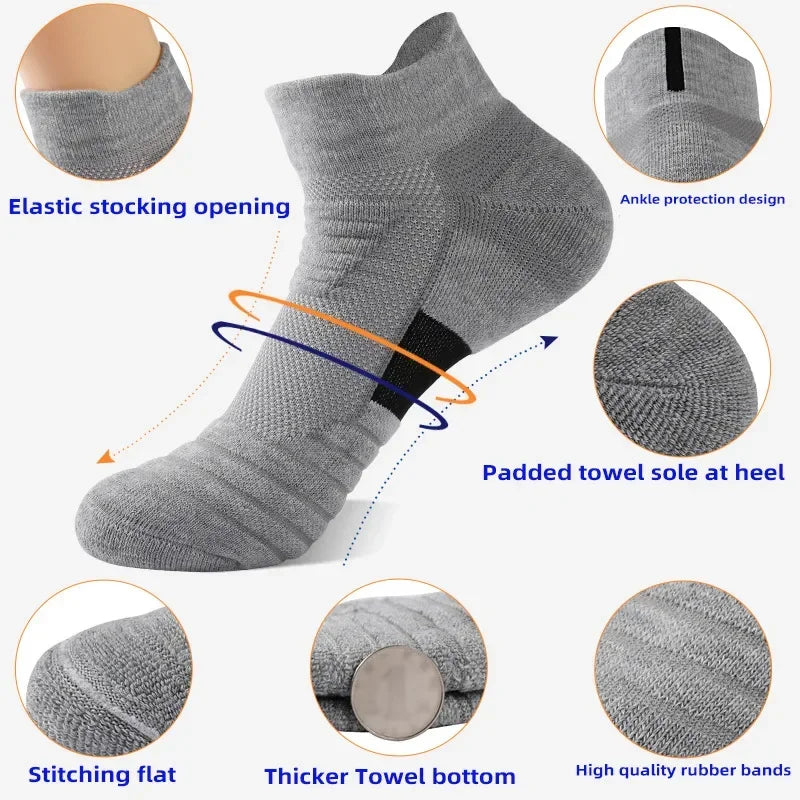 Breathable Anti-Slip Football Socks for Men