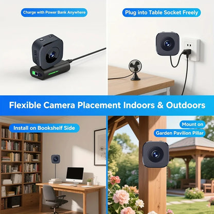 Wireless WiFi Mini Security Camera with Night Vision