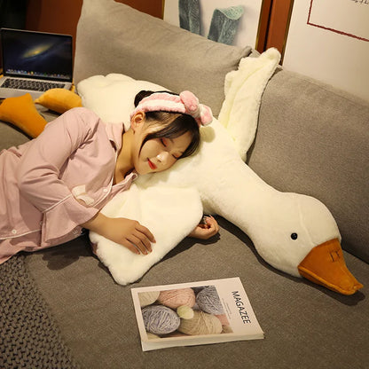 Giant Goose Plush Pillow – Soft Stuffed Animal Toy