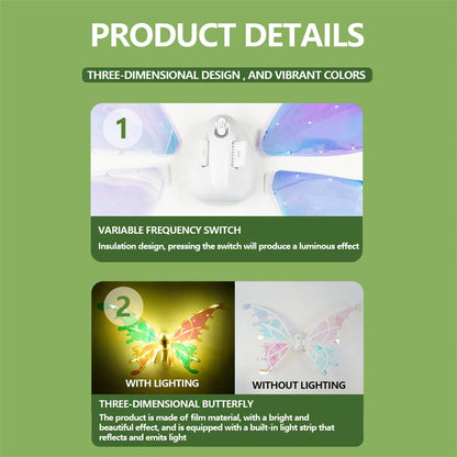 Glowing Musical Elf/Fairy Wings for Kids