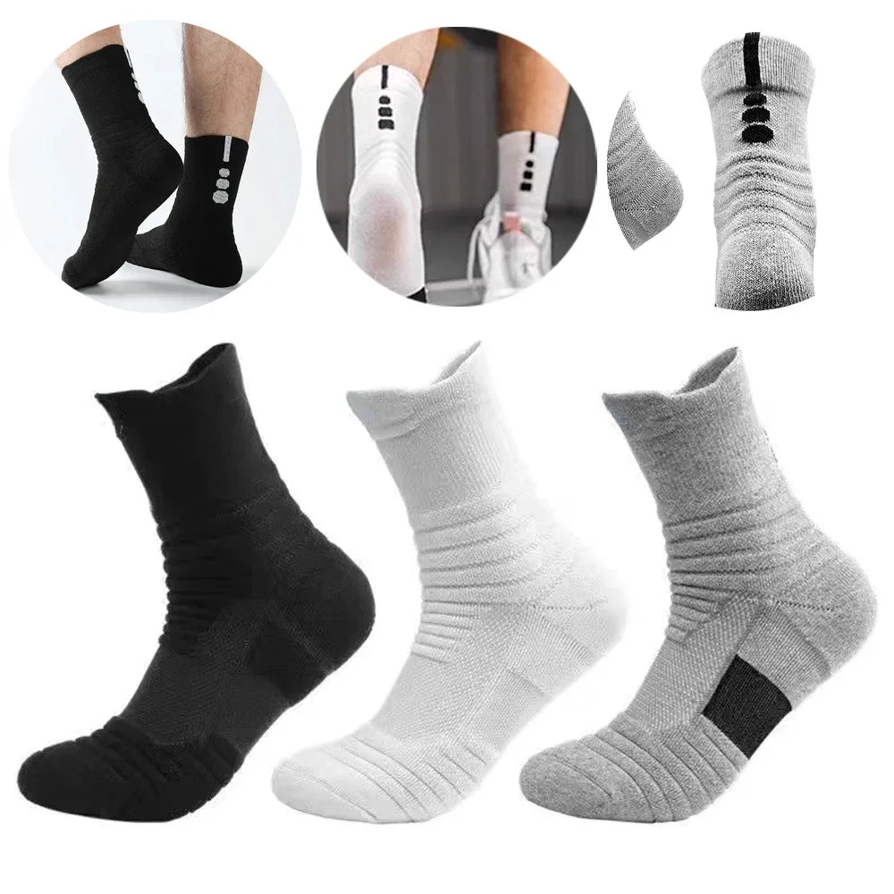 Breathable Anti-Slip Football Socks for Men