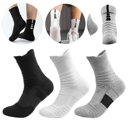 Breathable Anti-Slip Football Socks for Men