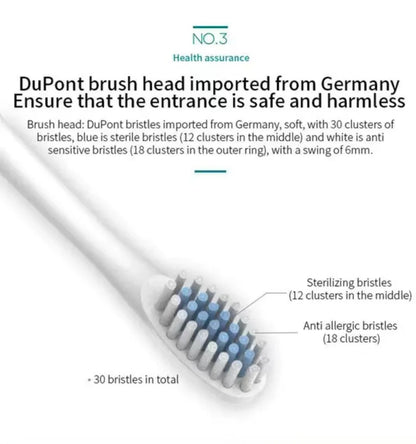 IPX7 Waterproof Sonic Electric Toothbrush