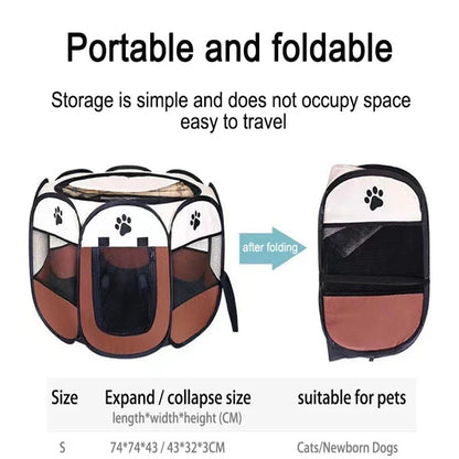 Portable Foldable Pet Tent for Dogs & Cats