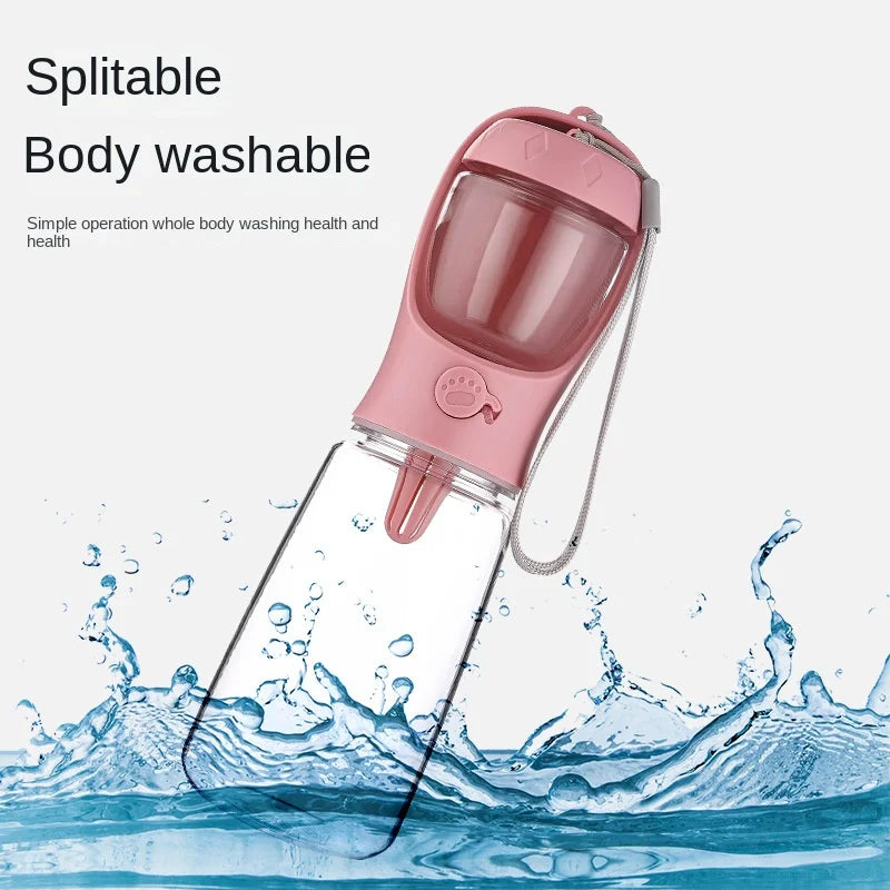 Portable Pet Water Bottle – Food Grade Dog & Cat Travel Dispenser