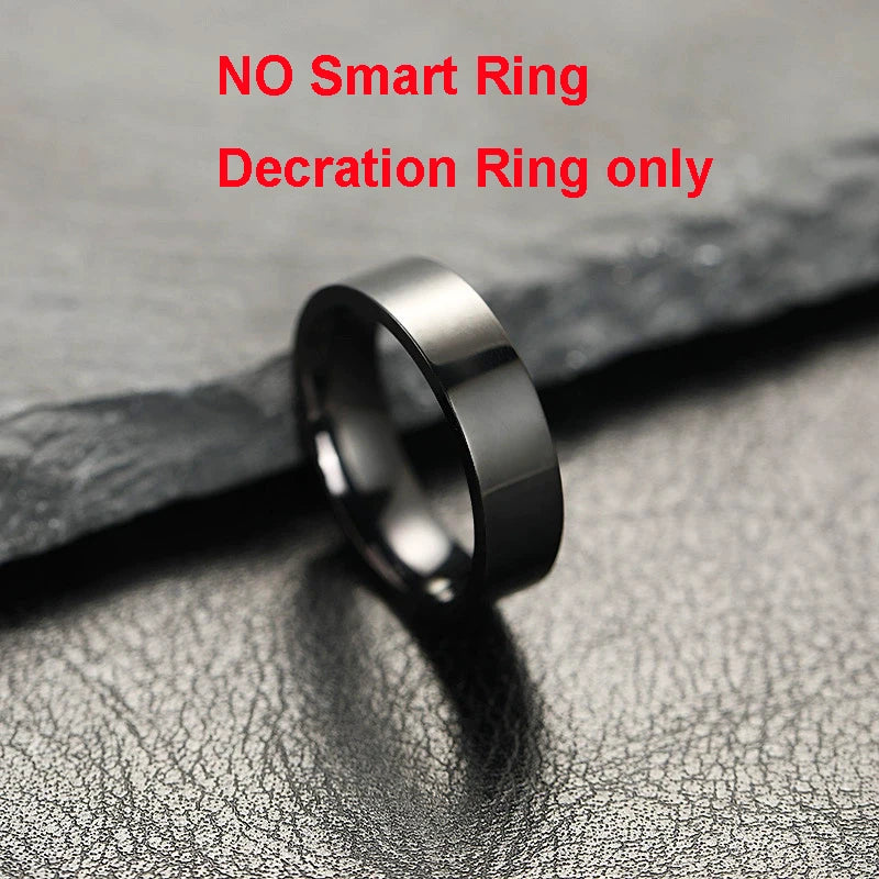 Smart Health Tracking Ring with Charging Case