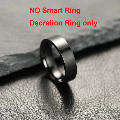 Smart Health Tracking Ring with Charging Case
