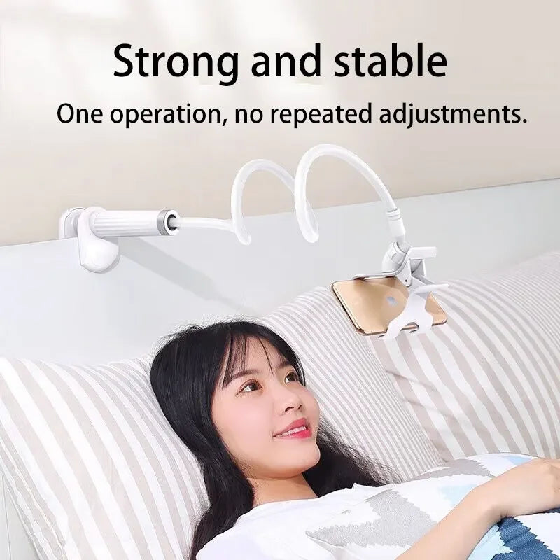 Flexible Gooseneck Phone Holder – Lazy Bed Desktop Clamp Stand