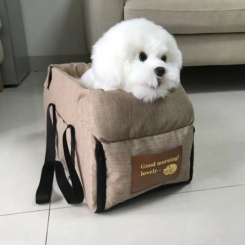 Portable Dog Car Seat Bed & Travel Carrier