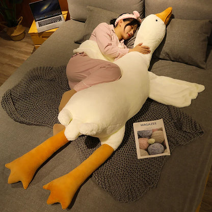 Giant Goose Plush Pillow – Soft Stuffed Animal Toy