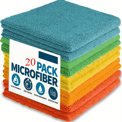 Kitchen Towel Set – Ultra-Fine, Soft, Absorbent Cleaning Cloths