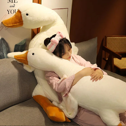 Giant Goose Plush Pillow – Soft Stuffed Animal Toy