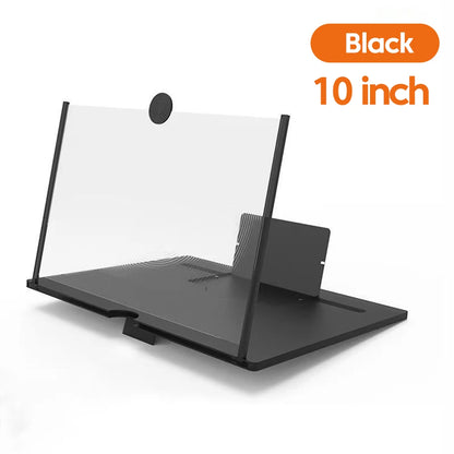 10/12” HD Phone Screen Magnifier – Portable Video Amplifier Stand