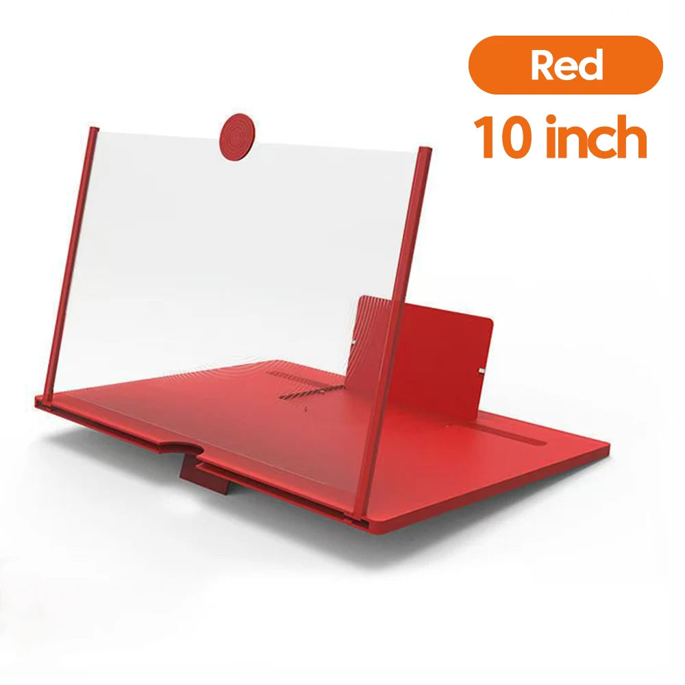 10/12” HD Phone Screen Magnifier – Portable Video Amplifier Stand