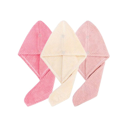 Solid Hair Towel Wrap for Women