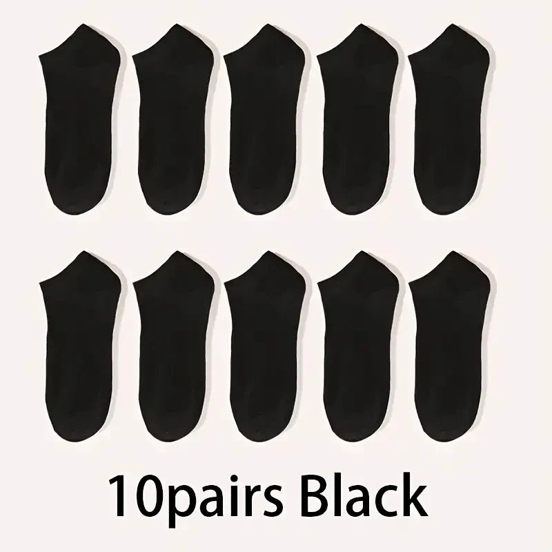 Unisex Ankle Socks (5/10 Pack) – Breathable Lightweight Sports & Daily Wear