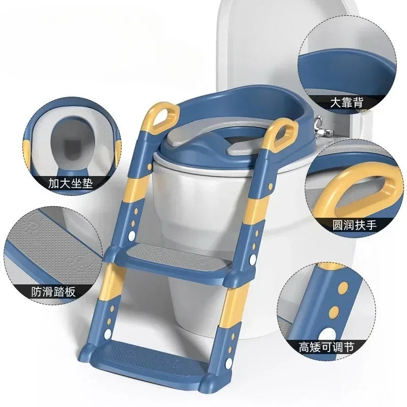Foldable Toilet Step Stool for Boys & Girls