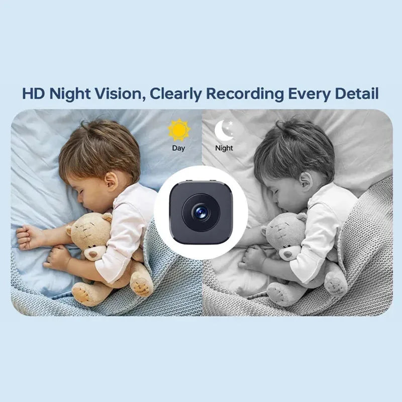 Wireless WiFi Mini Security Camera with Night Vision