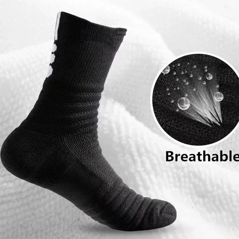 Breathable Anti-Slip Football Socks for Men