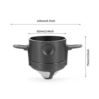 Travel-Friendly Pour-Over Coffee Maker Set
