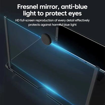 10/12” HD Phone Screen Magnifier – Portable Video Amplifier Stand