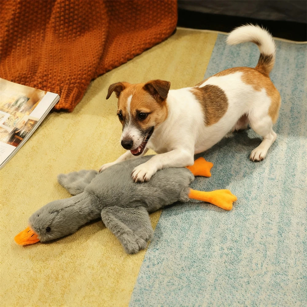 50cm Duck Plush Toy for Pets – Soft Anxiety Reliefc