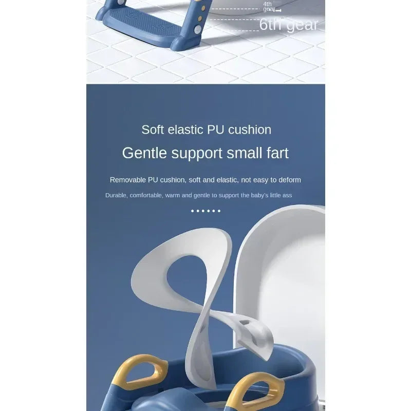 Foldable Toilet Step Stool for Boys & Girls