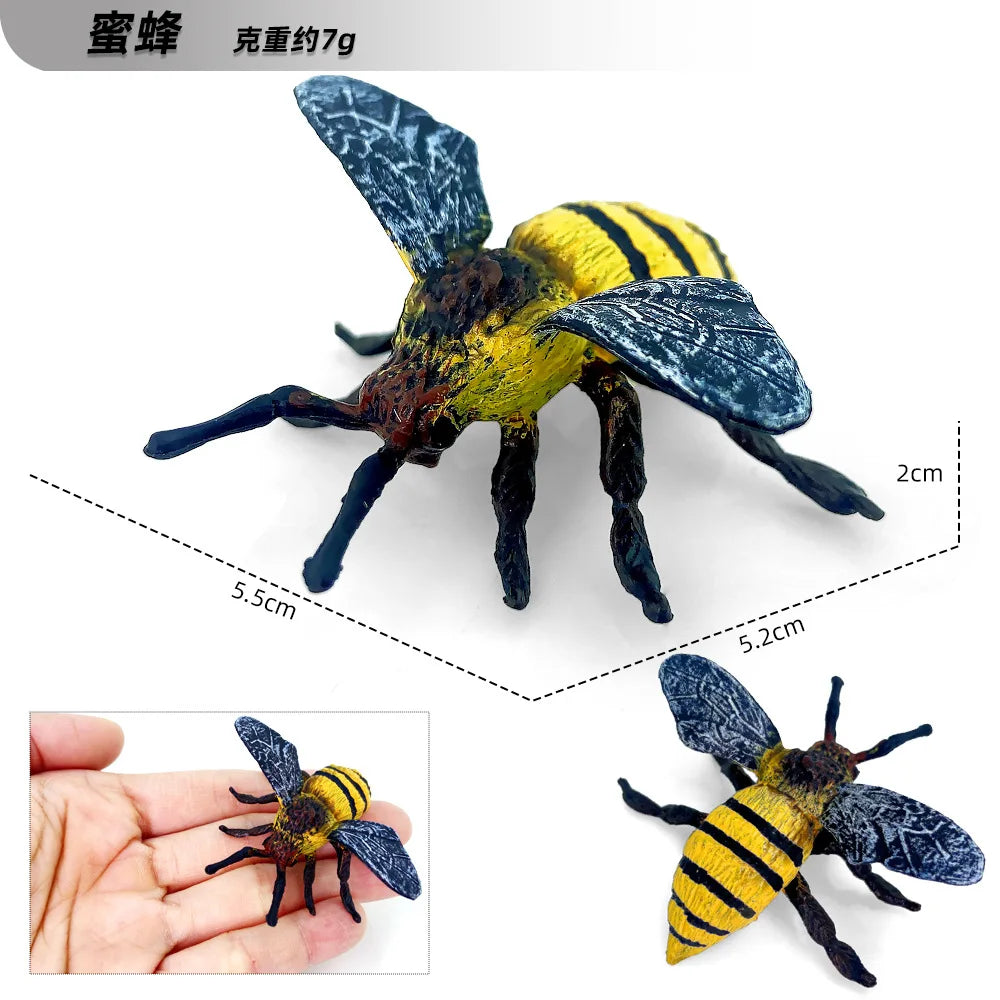 Miniature Insect & Animal Figures Set