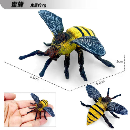 Miniature Insect & Animal Figures Set