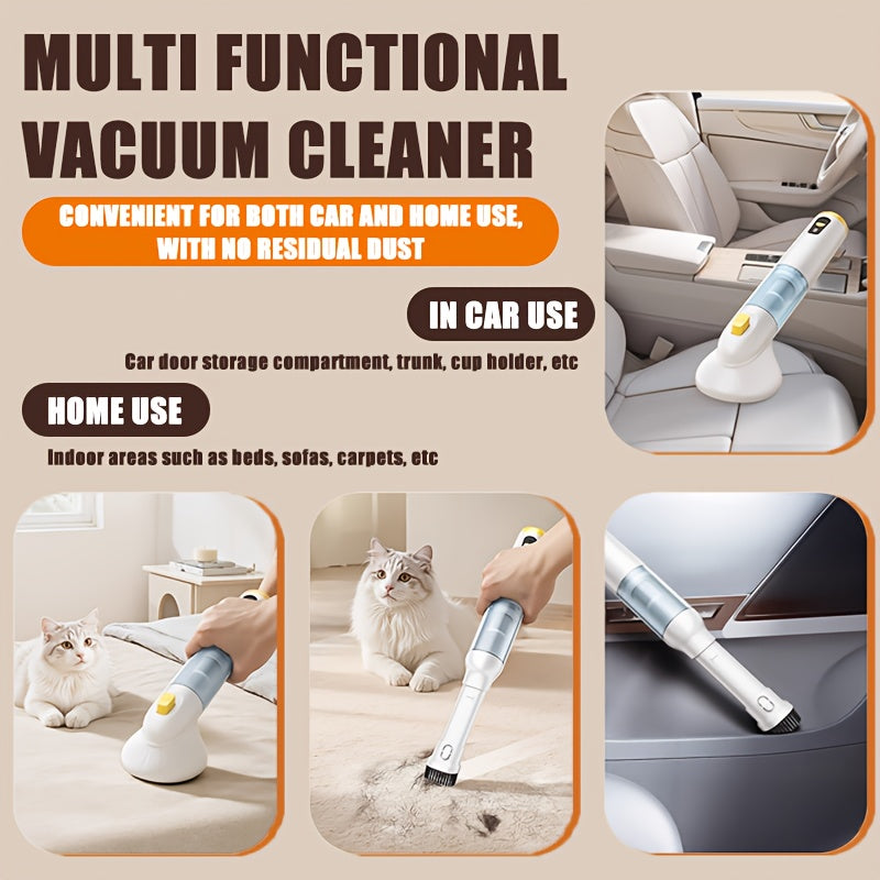 Pet Grooming Vacuum with Brush – 4KPA Suction
