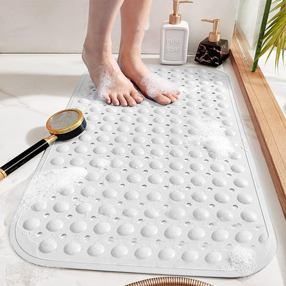 Large Non-Slip Shower Mat with Suction Cups