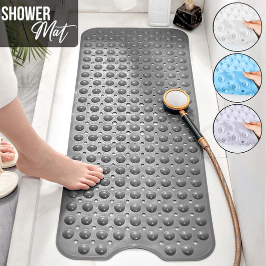 Large Non-Slip Shower Mat with Suction Cups