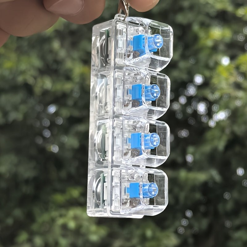 Mini Mechanical Keyboard Fidget Toy – Clicky Keychain