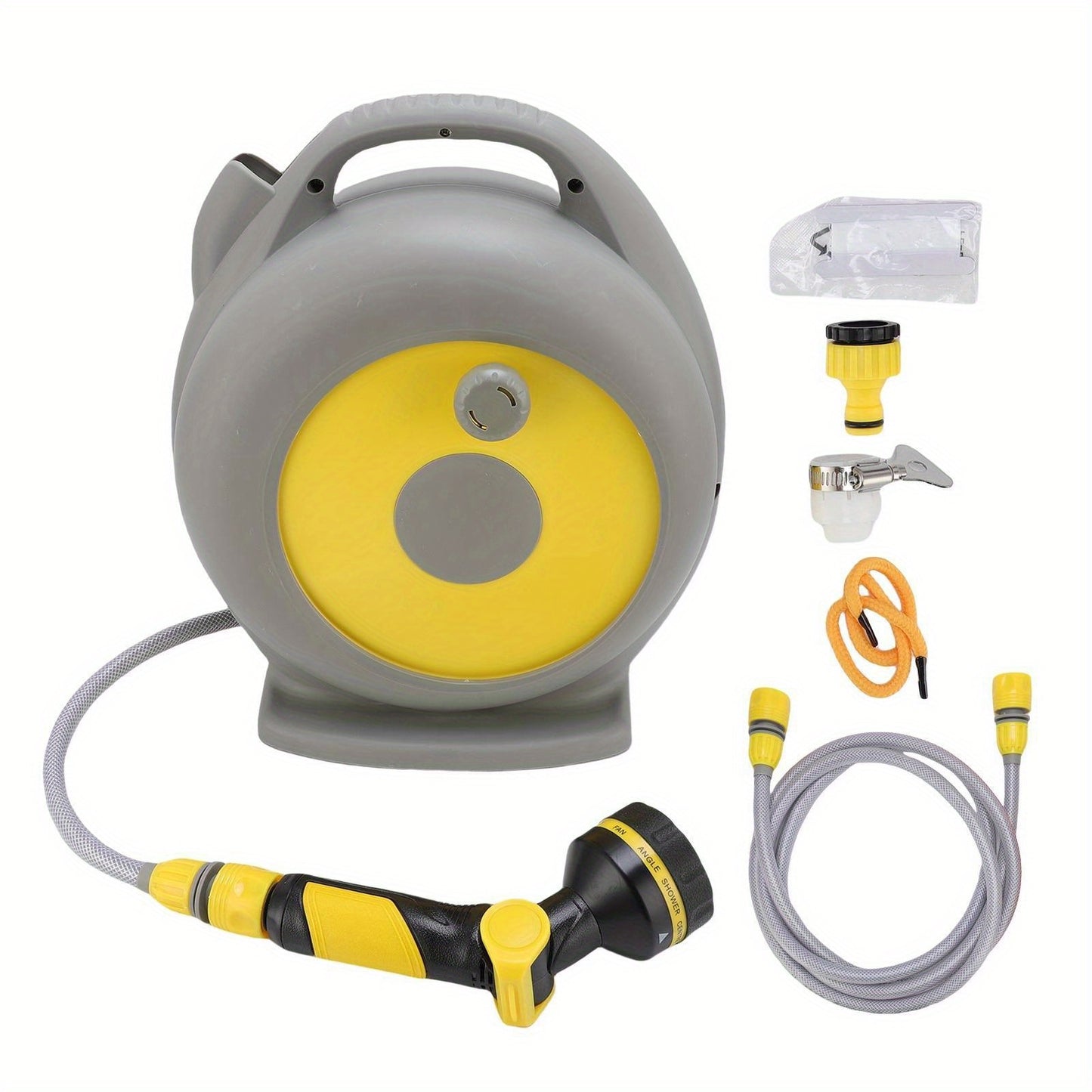 20m Portable Garden Hose Reel with Spray Nozzle