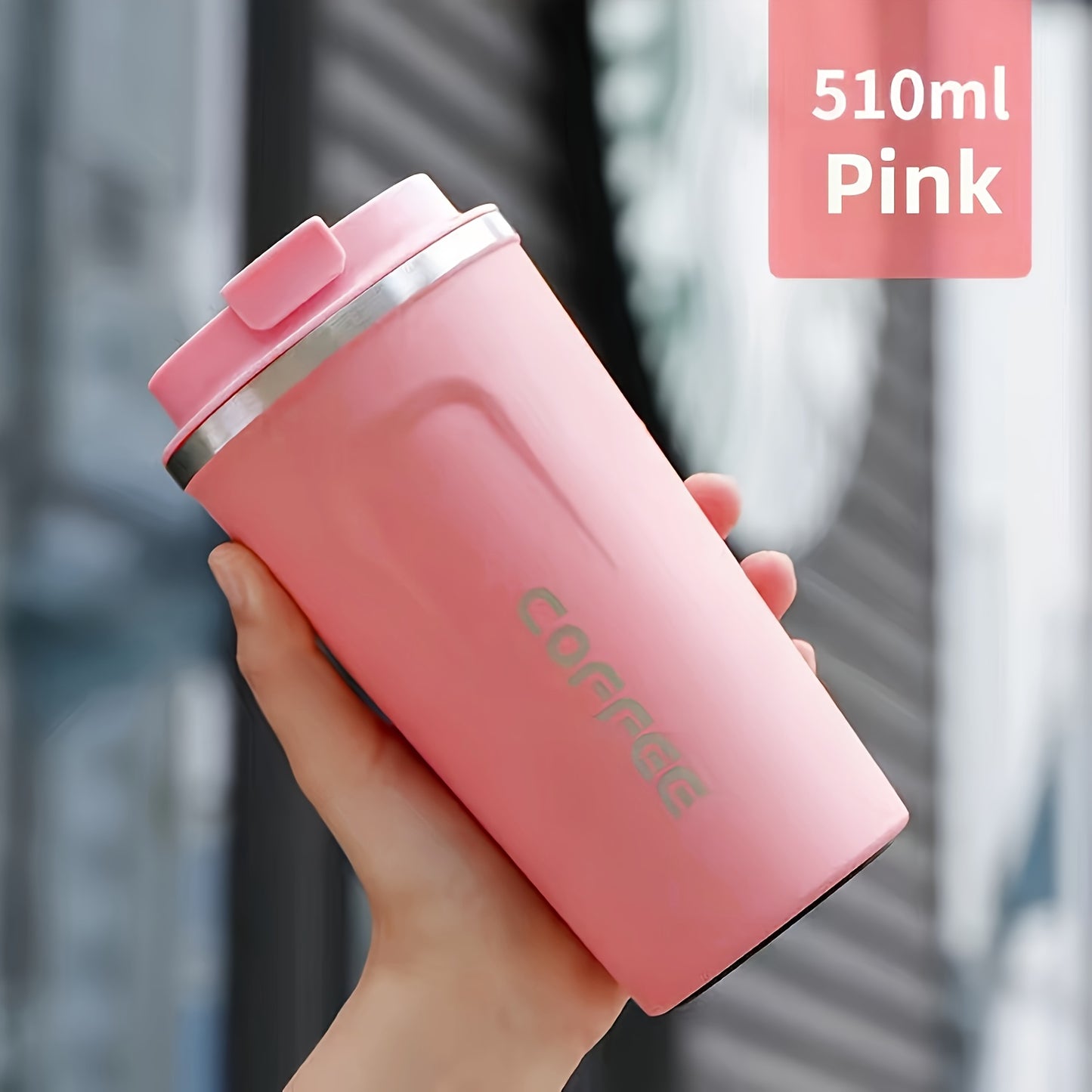 Insulated Stainless Steel Travel Mug – Leakproof Flask