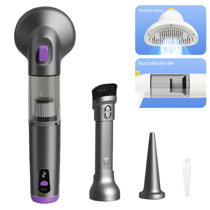 Pet Grooming Vacuum with Brush – 4KPA Suction