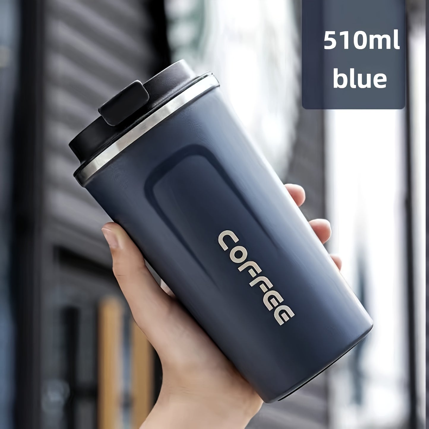 Insulated Stainless Steel Travel Mug – Leakproof Flask