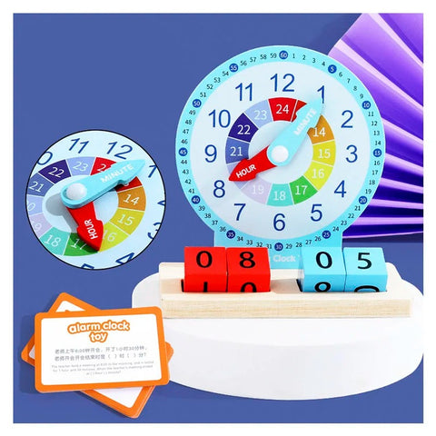 Children Montessori Clock Educational Toys